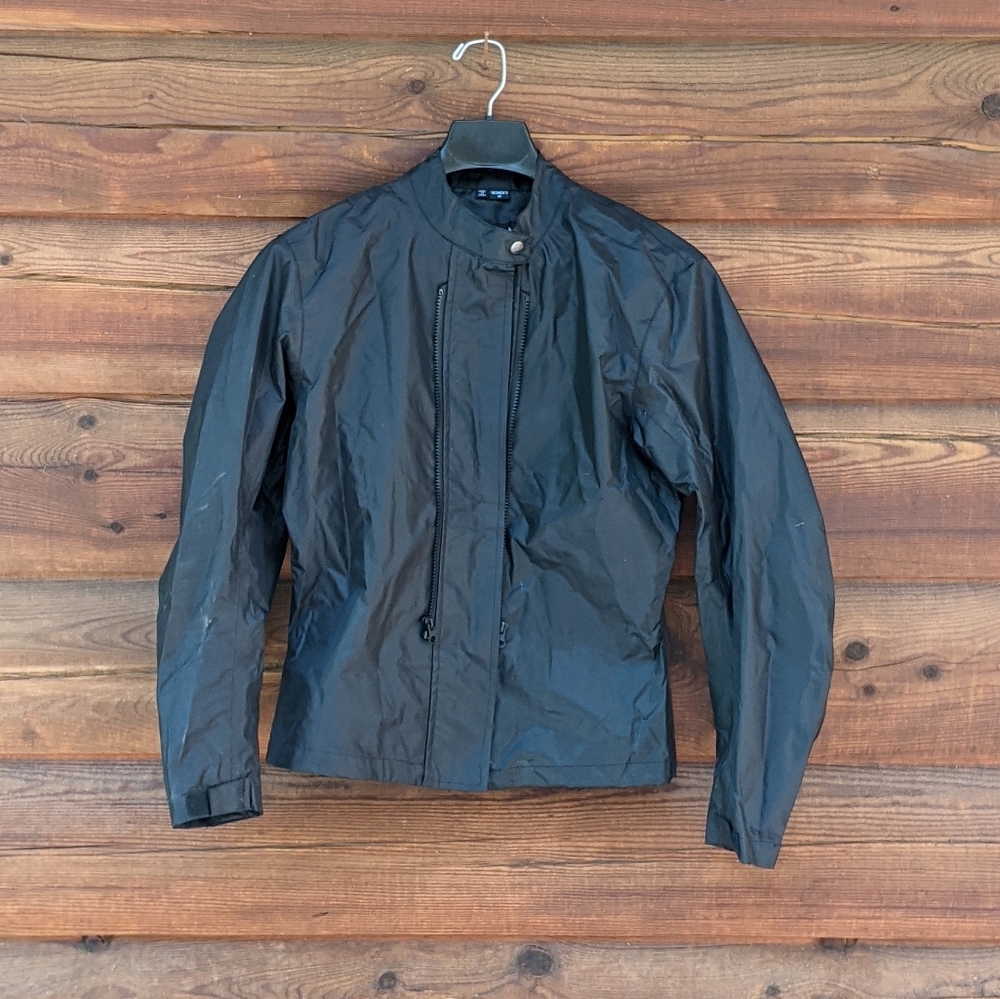Speed and Strength woman's waterproof motorcycle jacket.